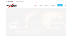 Desktop Screenshot of maxpowerbatt.com